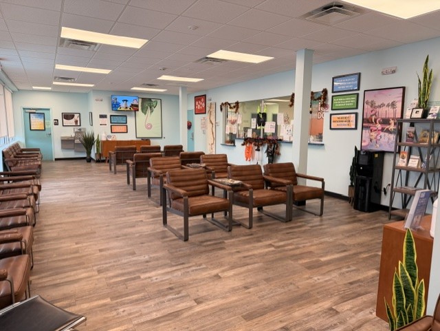 Lobby inside the Island Doctors Palatka St. Johns office