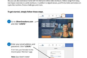 Keep Active, Fit, and Connected:  SilverSneakers On-Demand videos